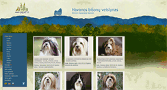 Desktop Screenshot of havanese.lt