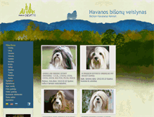 Tablet Screenshot of havanese.lt